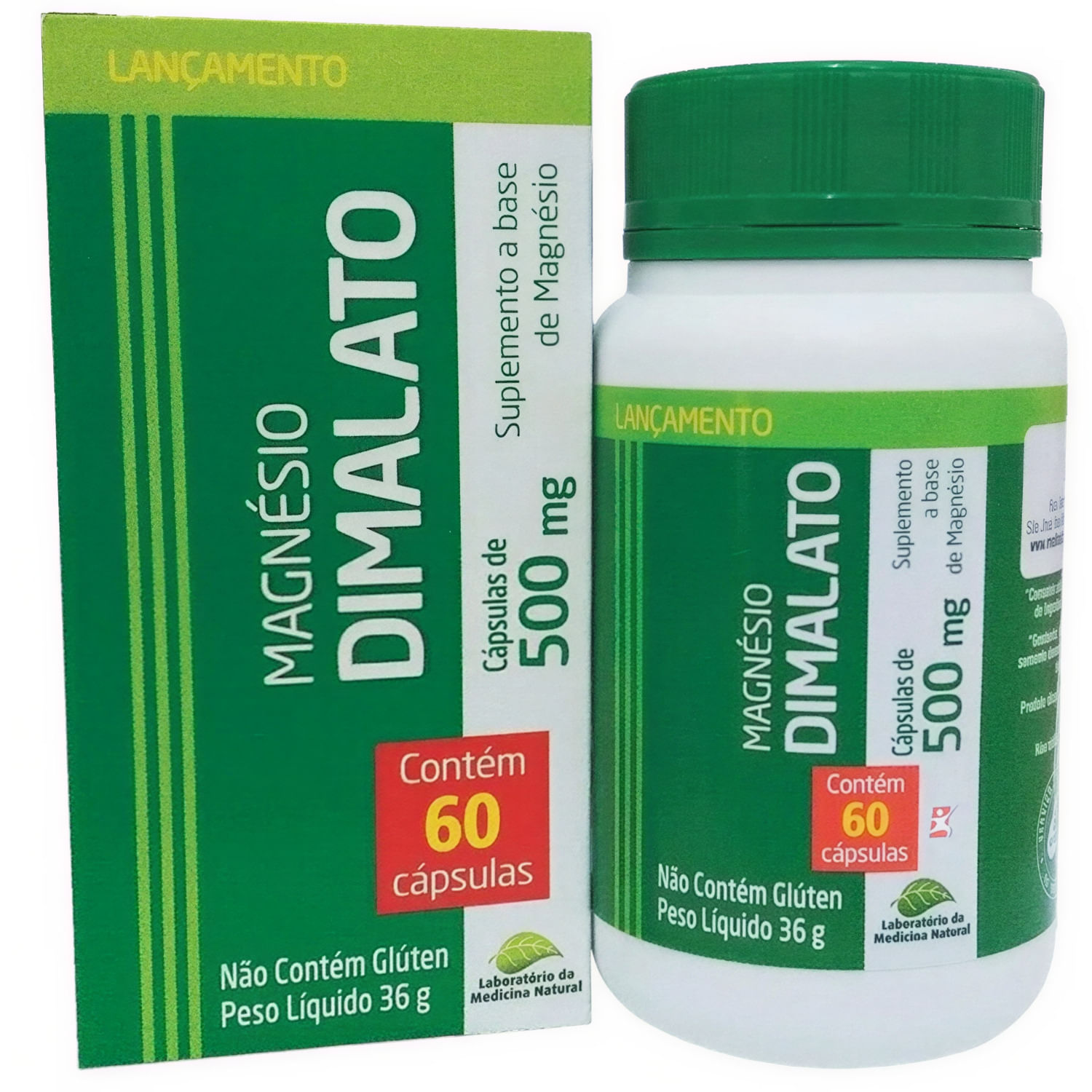 Magnésio Dimalato Medinal 60 Cápsulas