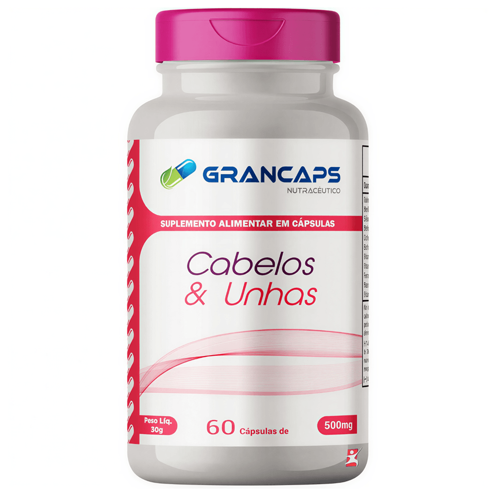 Cabelos E Unhas Grancaps 60 Cápsulas