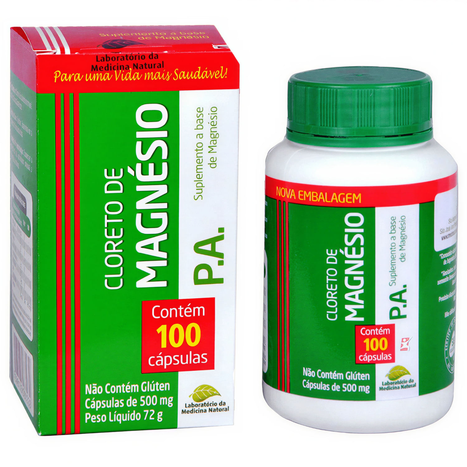 Cloreto De Magnésio Medinal 100 Cápsulas