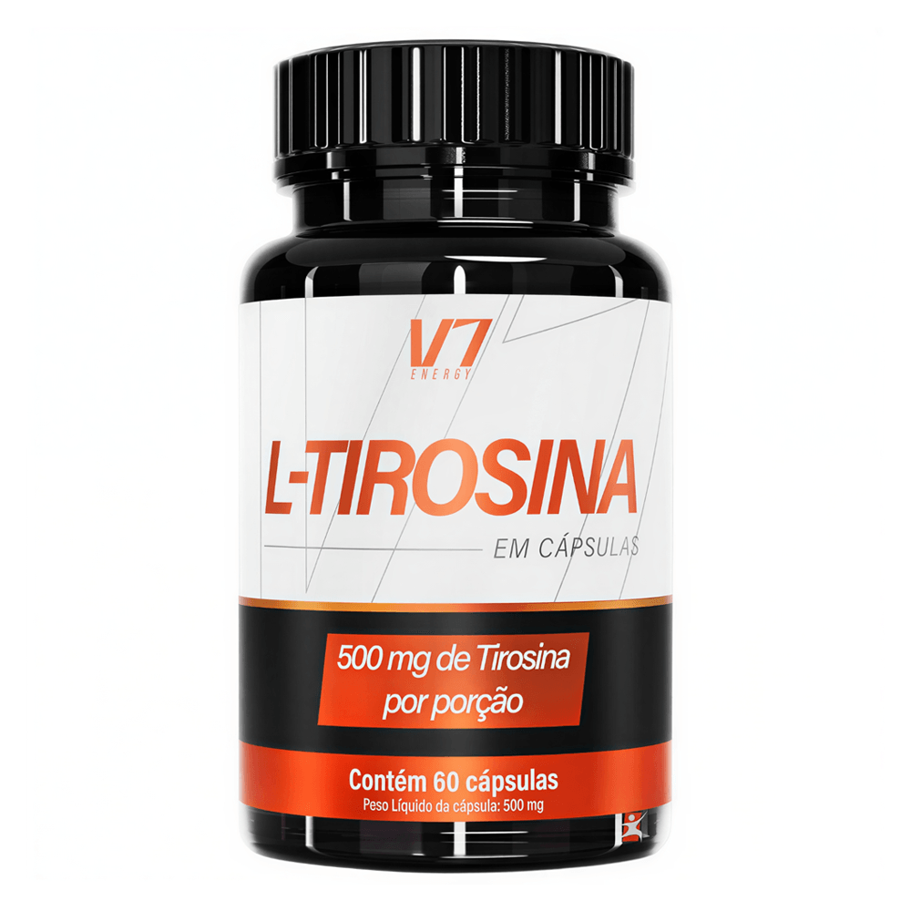 L-tirosina V7 Energy 500mg 60 Cápsulas