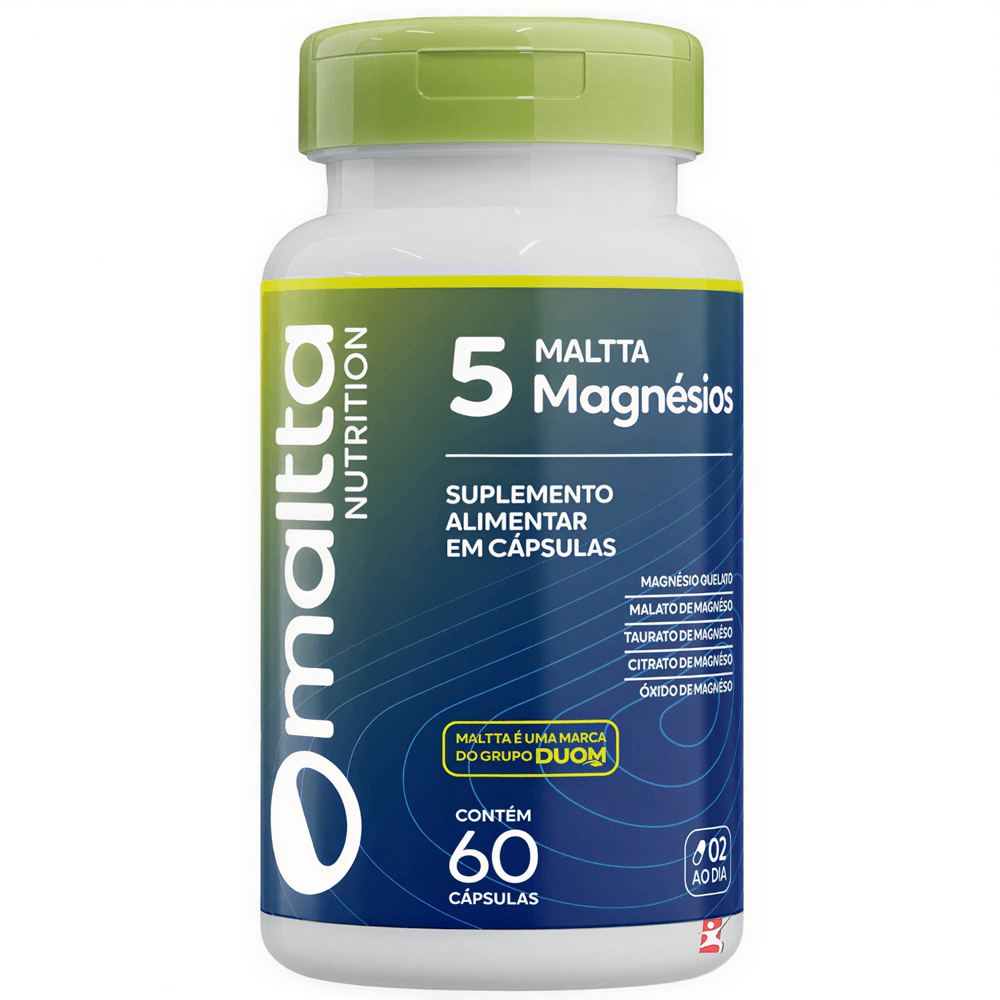 Maltta 5 Magnésios Maltta Nutrition 60 Cápsulas
