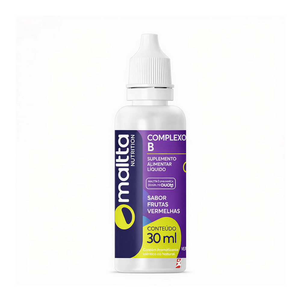 Complexo B 7 Vitaminas Maltta Nutrition Frutas Vermelhas Gotas 30ml