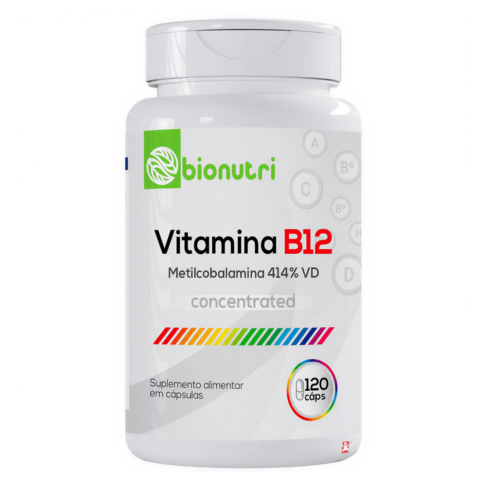 Vitamina B12 Concentrada Metilcobalamina Bionutri 120 Cápsulas