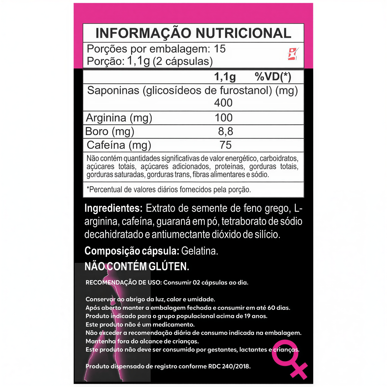 Maxitran Femme G30 Muwiz 60 Cápsulas