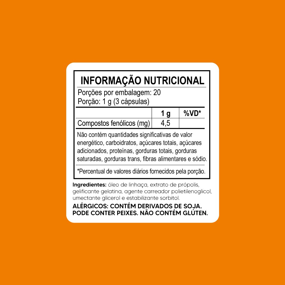 Propolis Verde Tiaraju 75mg 60 Cápsulas