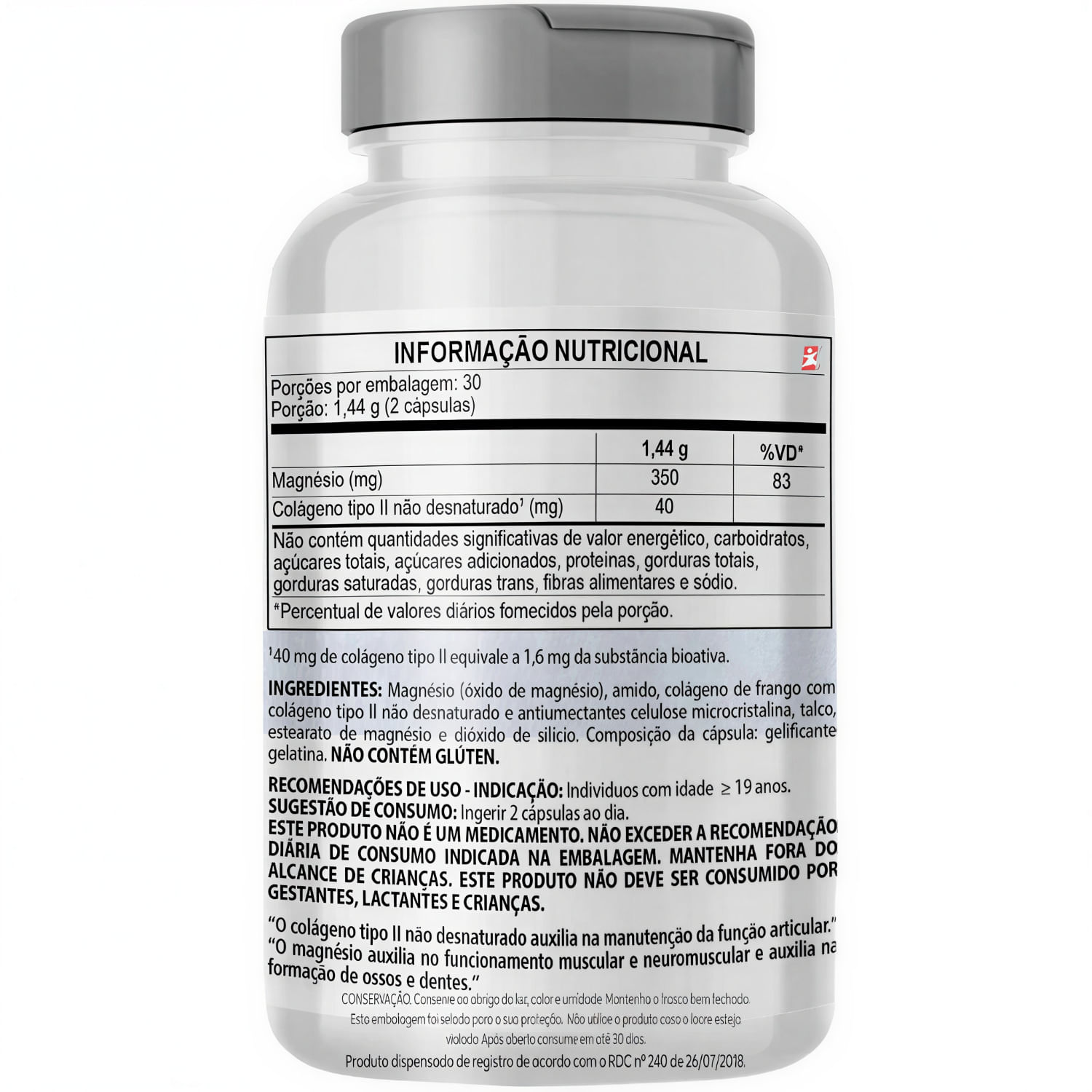 Artimag Mais Colágeno Tipo 2 + Magnésio Clinicmais 60 Cápsulas