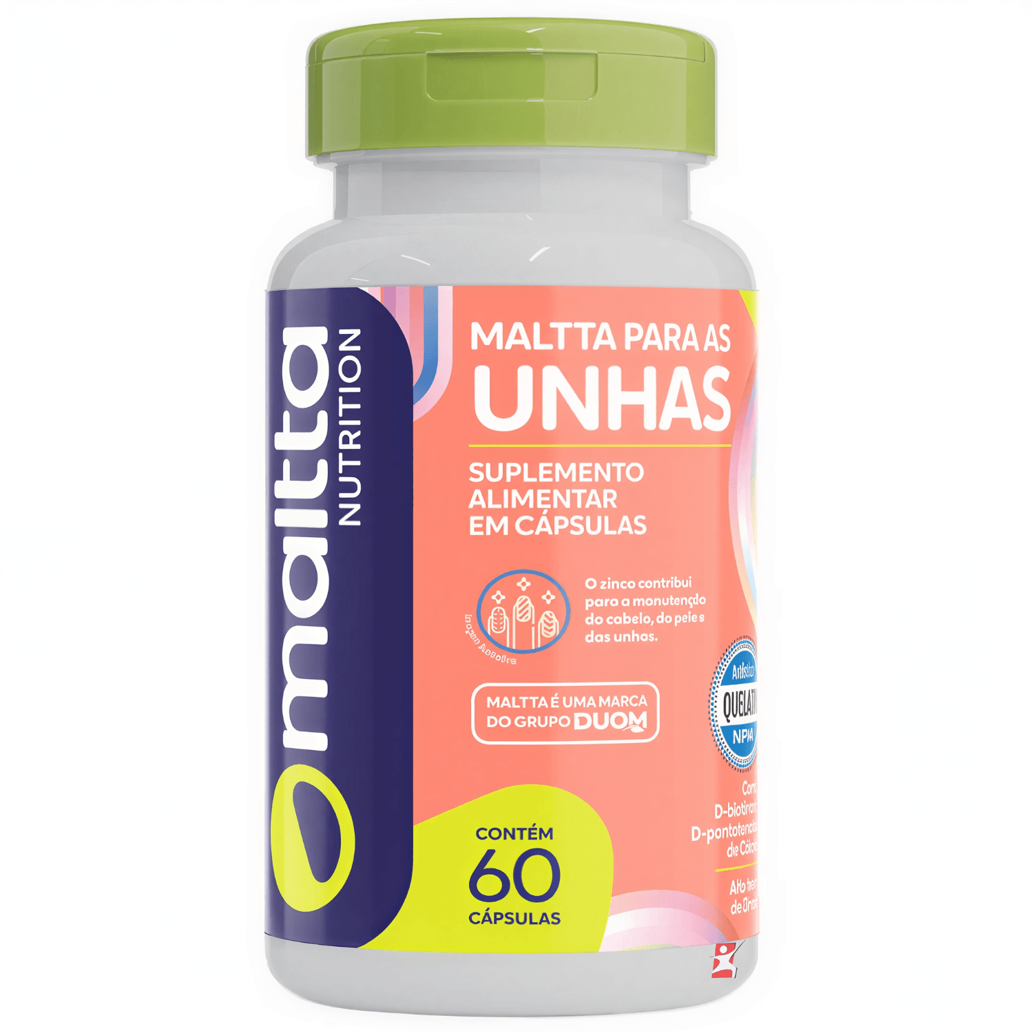 Kit Maltta Nutrition Cabelão 60 Cápsulas + Ácido Hialurônico 60 Cápsulas + Maltta Para Unhas 60 Cápsulas