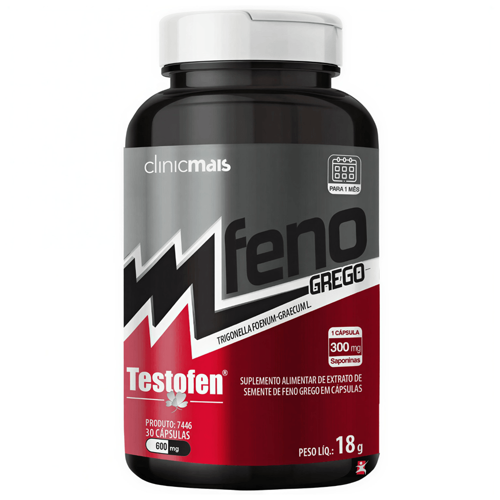 Feno Grego Testofen® Trigonella Foenum-graecum L Clinicmais 30 Cápsulas
