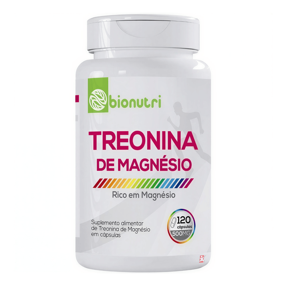 Treonina De Magnésio Bionutri 120 Cápsulas