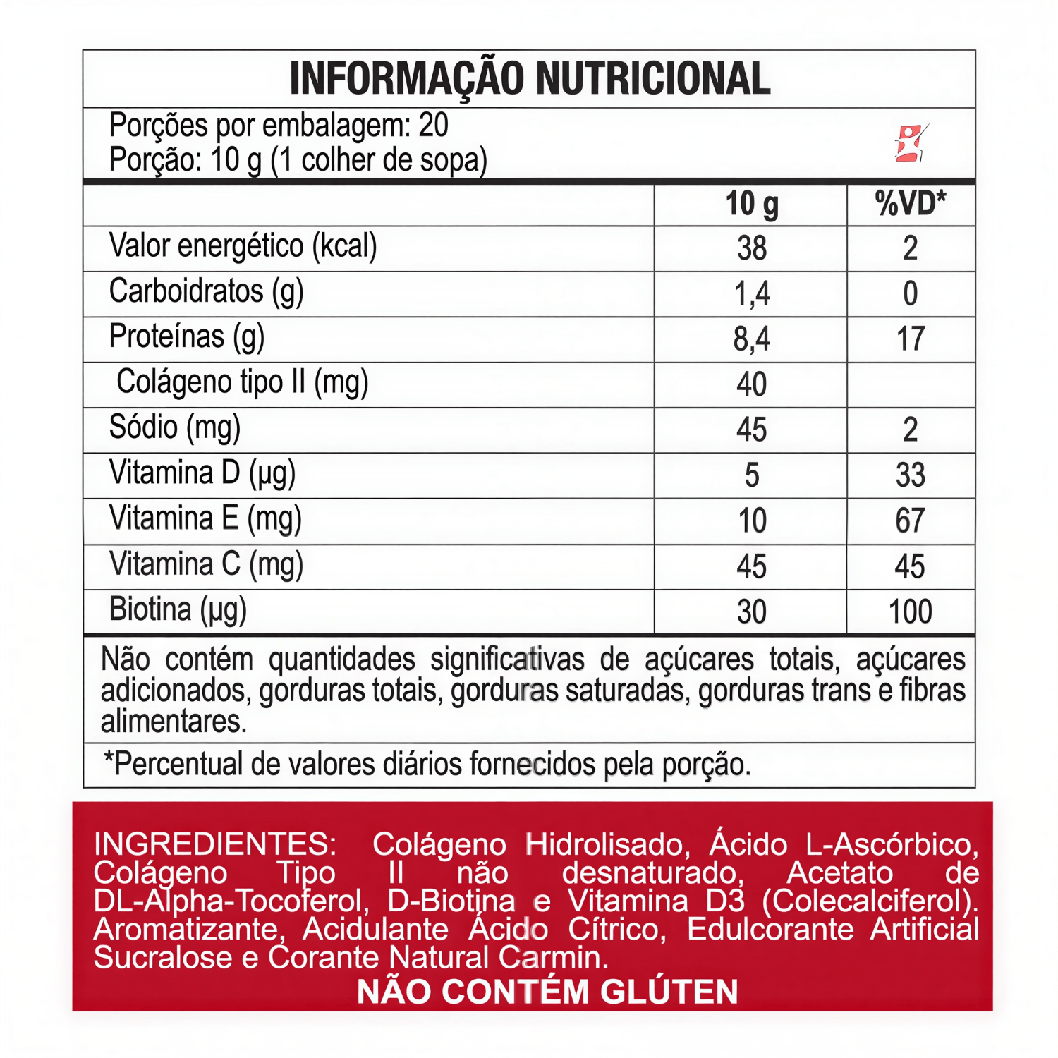Colágeno Tipo 1 E 2 Maltta Nutrition Morango 200g