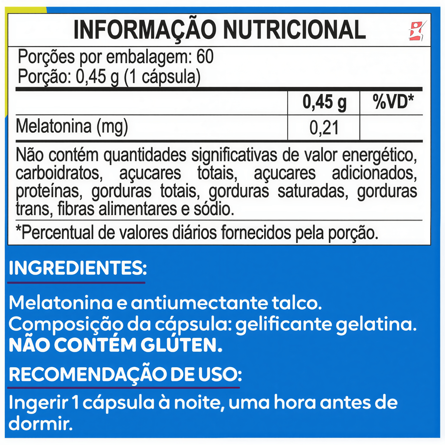 Melatonina Maltta Nutrition 60 Cápsulas