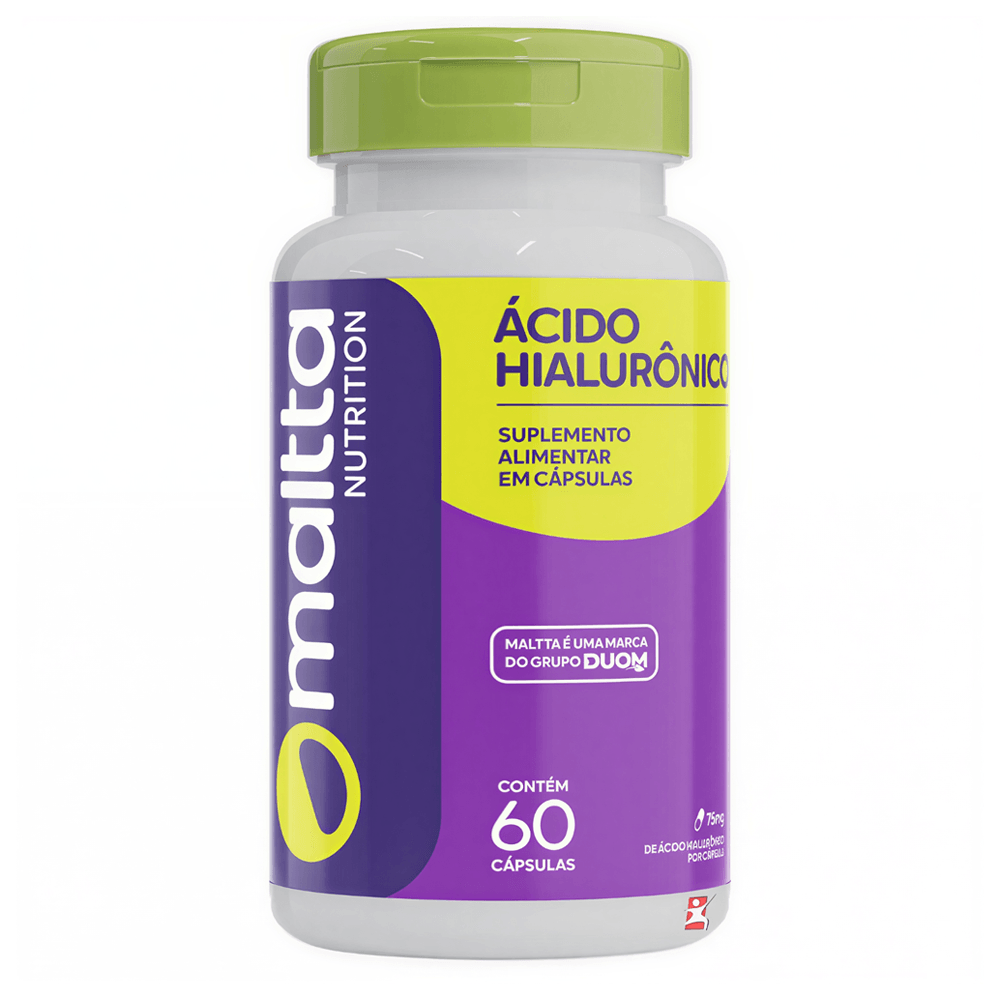 Ácido Hialurônico Maltta Nutrition 75mg 60 Cápsulas