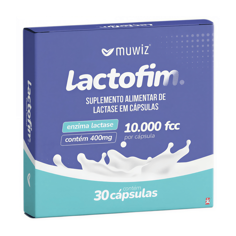 Suplemento Alimentar De Lactase Lactofim Muwiz 30 Cápsulas