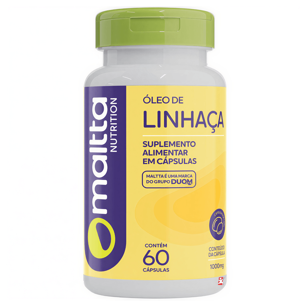Óleo De Linhaça Maltta Nutrition 60 Cápsulas