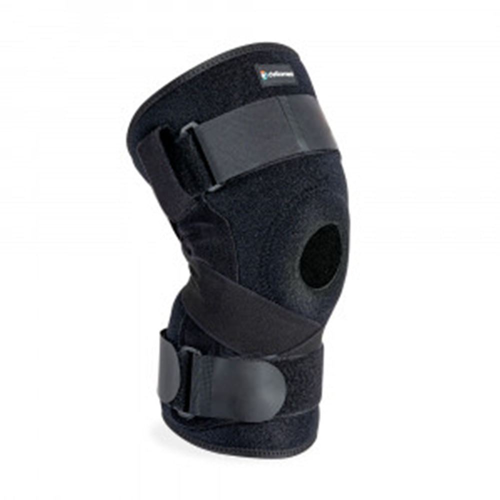 Joelheira Articulada Com Cintas Cruzadas Ortho Care Dellamed Tamanho G