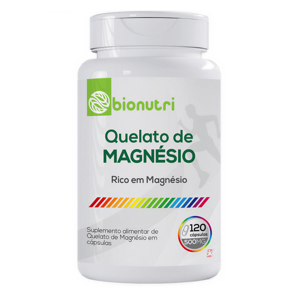 Quelato De Magnésio Bionutri 120 Cápsulas