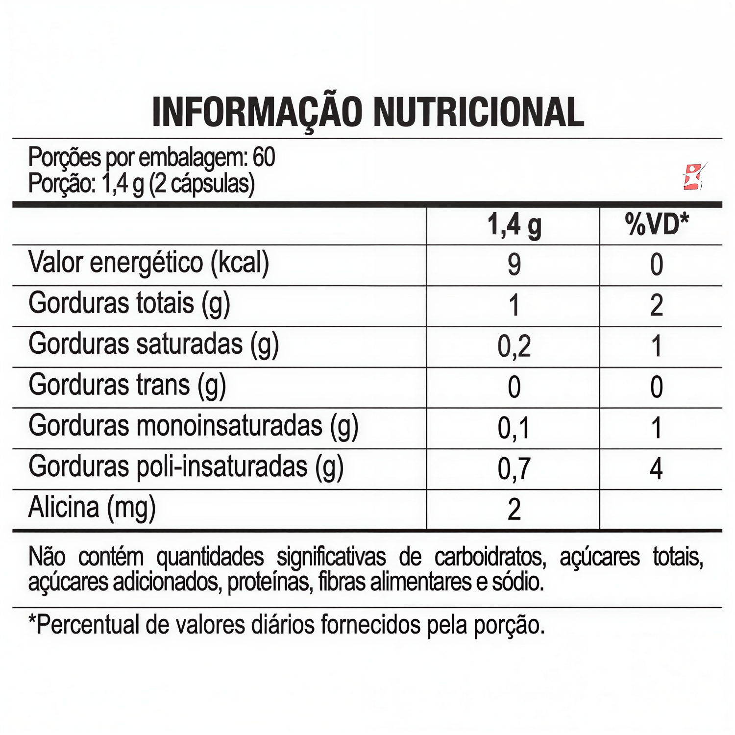 Óleo De Alho Maltta Nutrition 500mg 60 Cápsulas