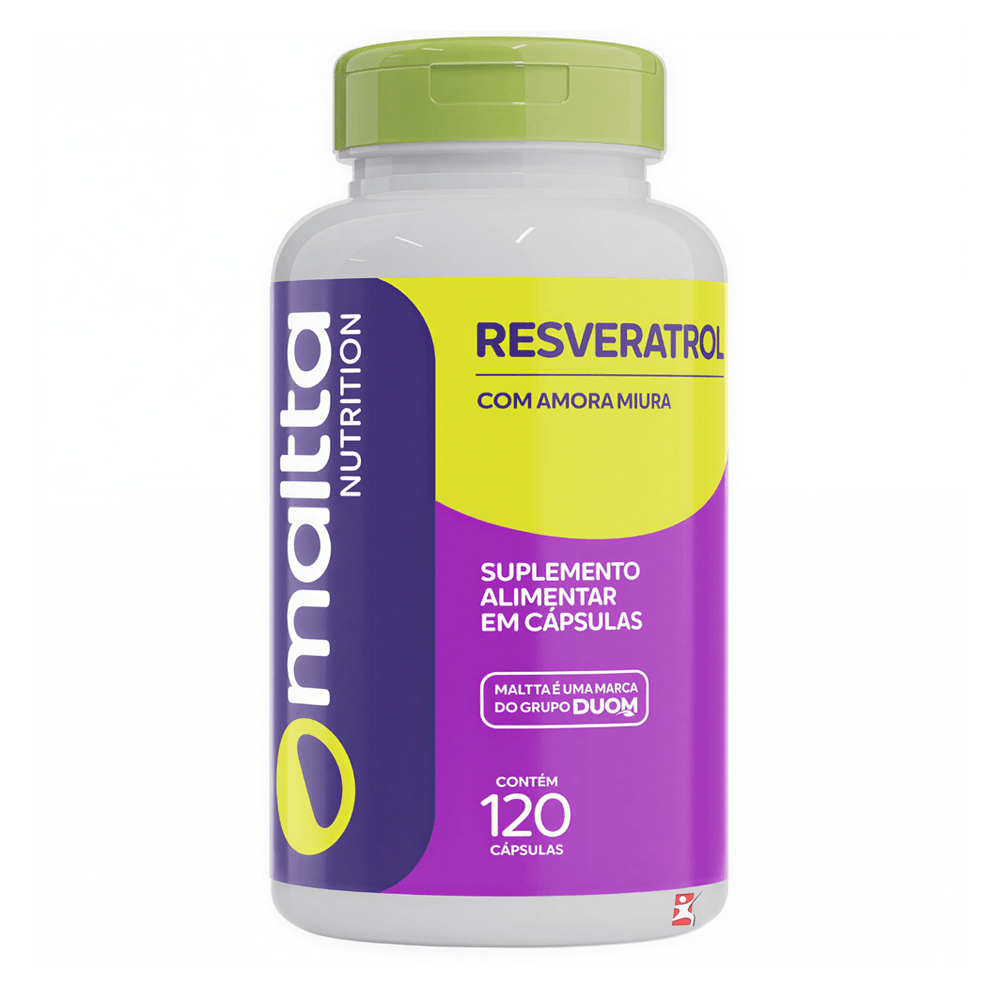 Resveratrol Com Amora Miura Maltta Nutrition 120 Cápsulas
