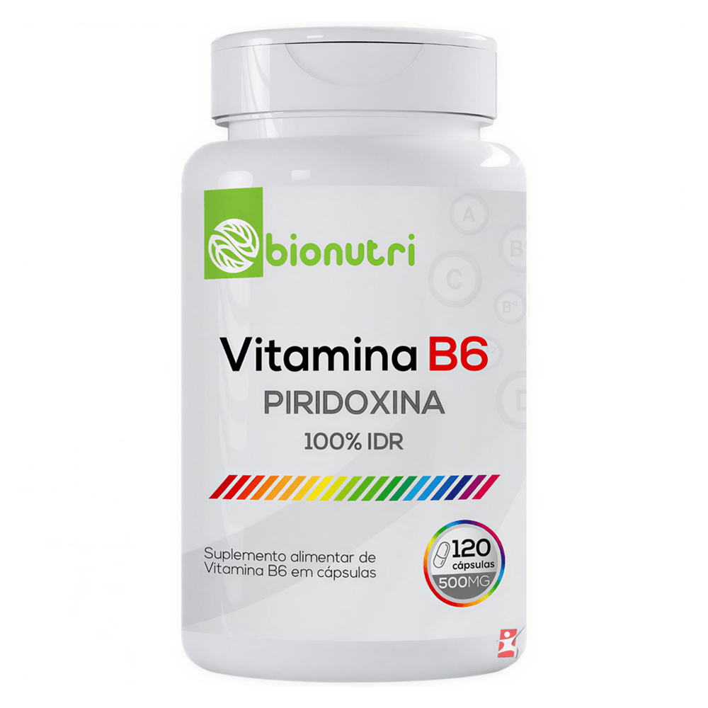 Vitamina B6 Piridoxina Bionutri 120 Cápsulas