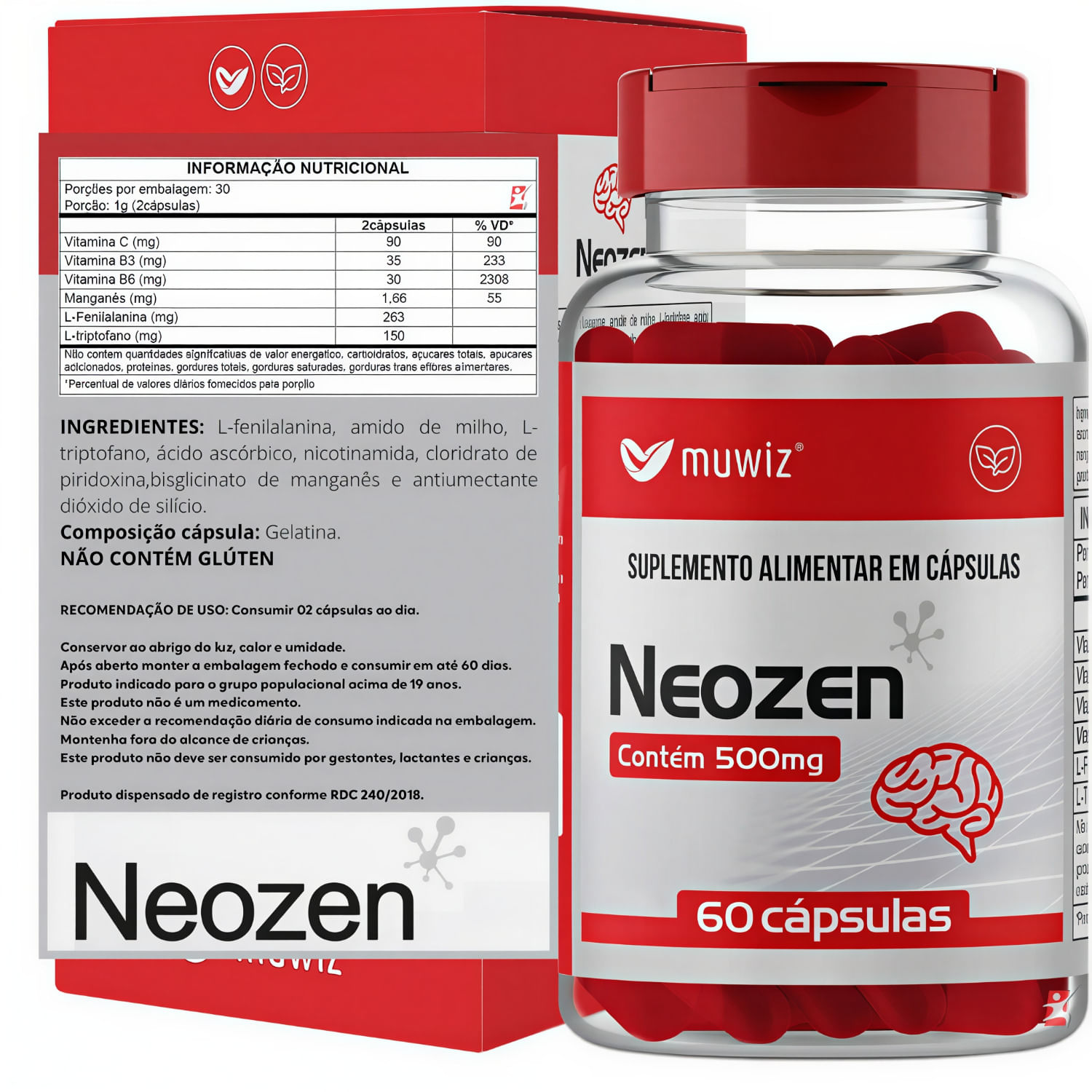 Neozen Muwiz 60 Cápsulas