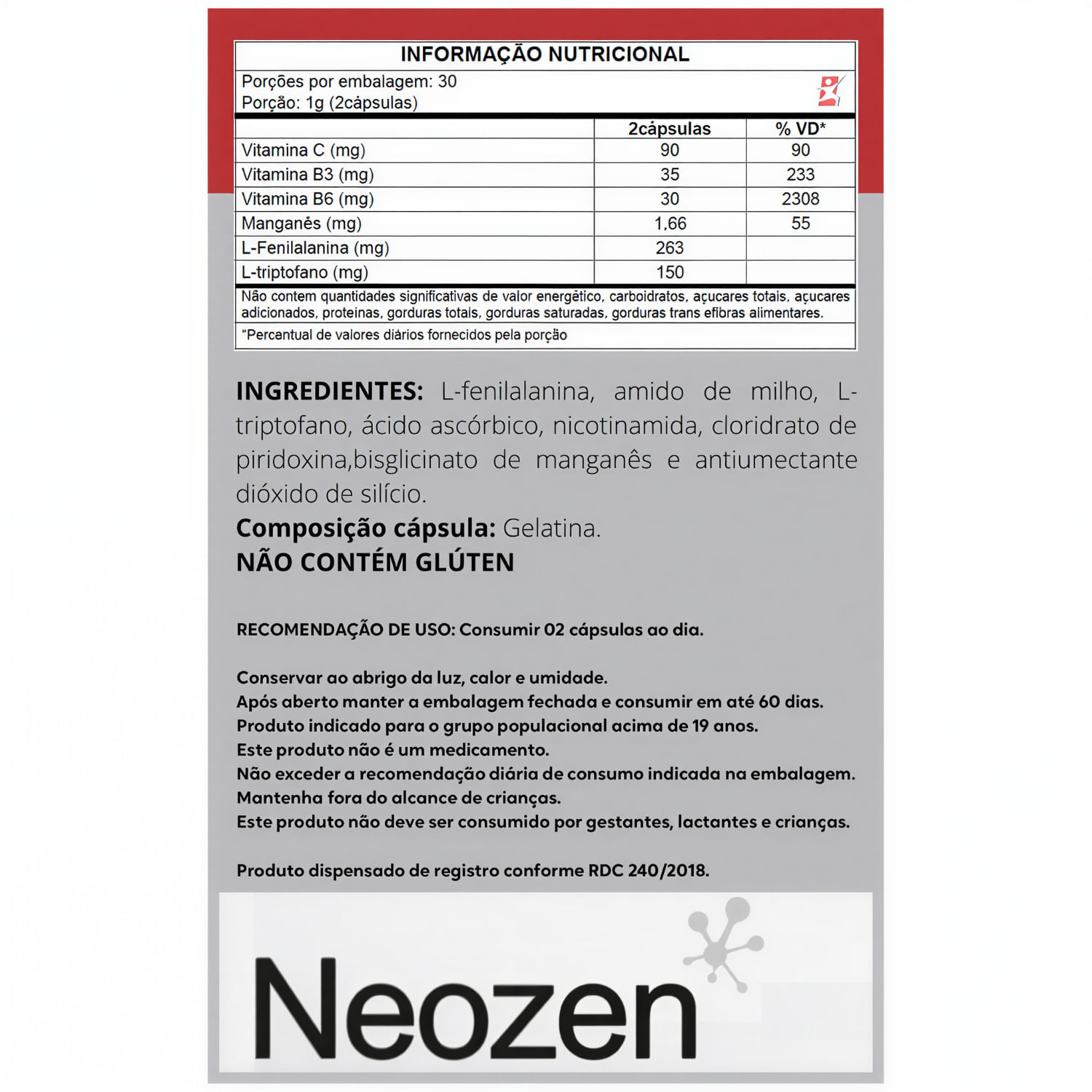 Neozen Muwiz 60 Cápsulas