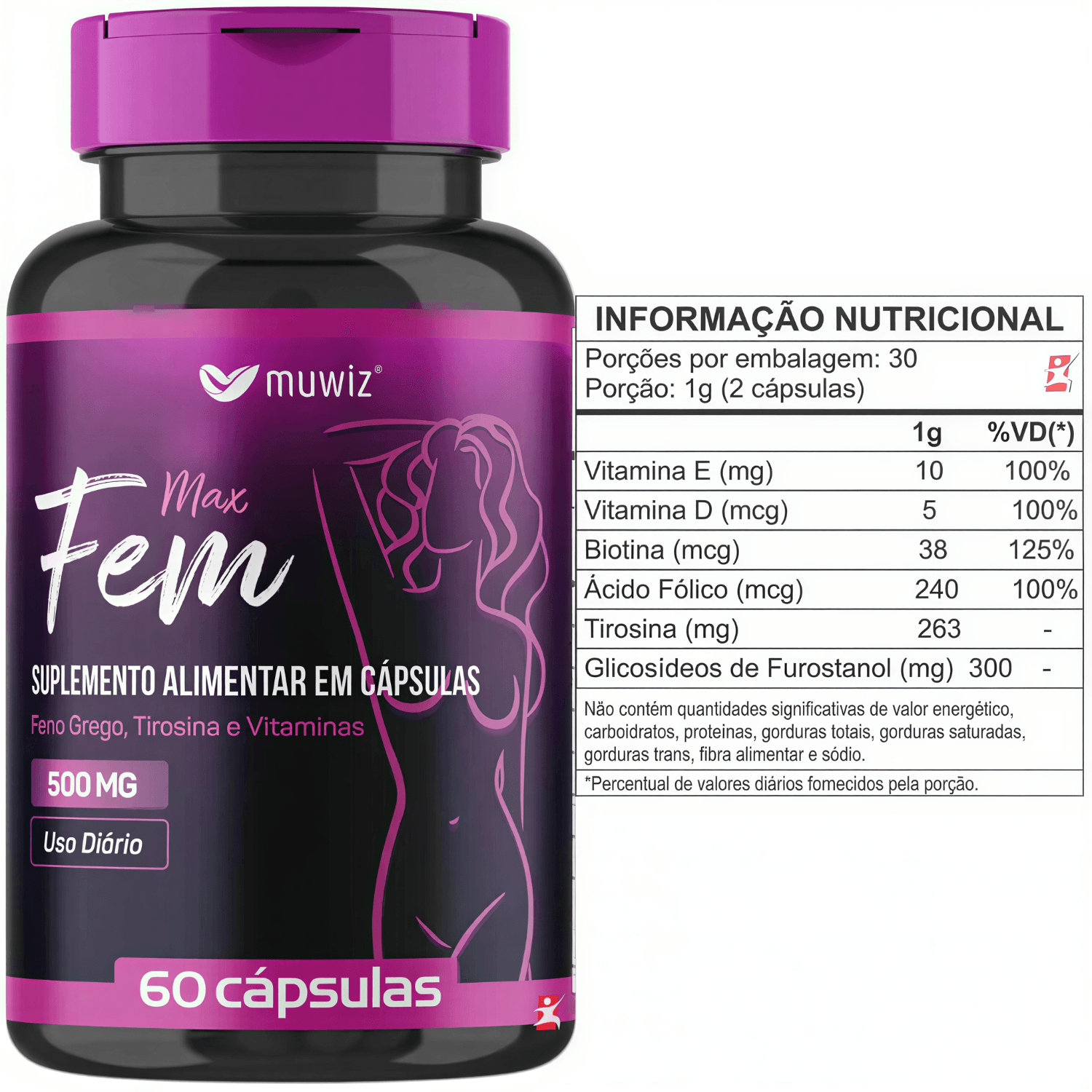 Max Fem Muwiz 60 Cápsulas