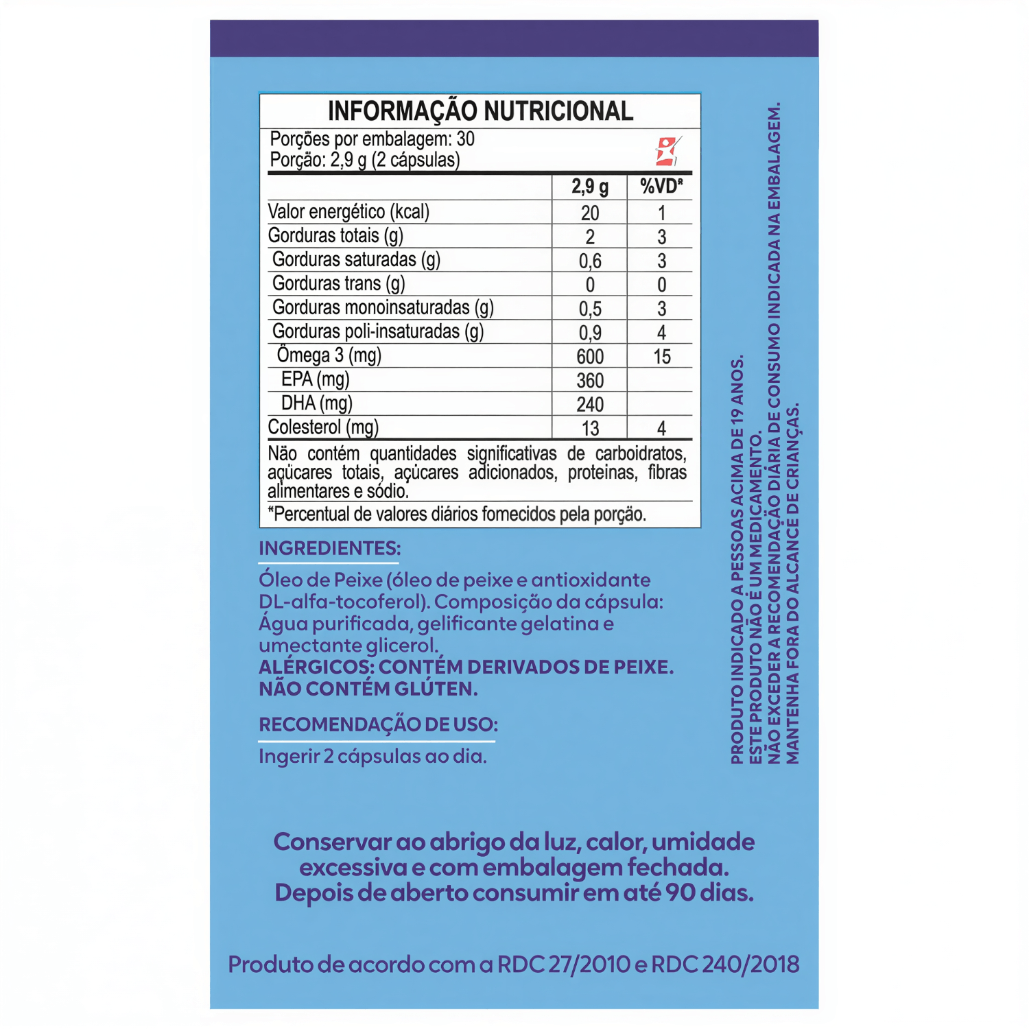Ômega 3 Maltta Nutrition 60 Cápsulas Softgel