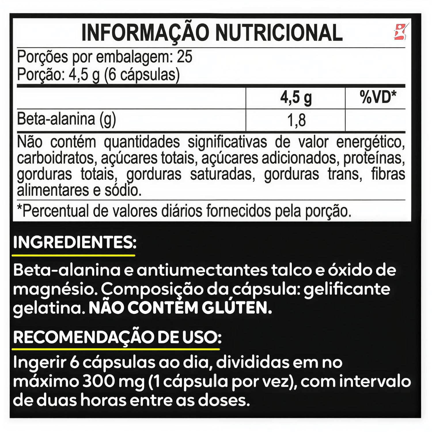 Beta Alanina Maltta Nutrtiion 150 Cápsulas