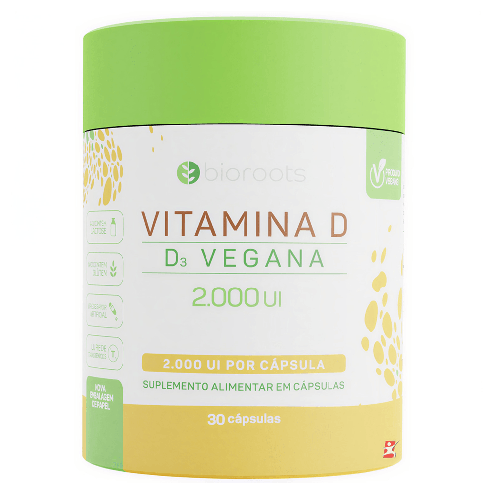 Vitamina D Bioroots 2000ui 30 Cápsulas