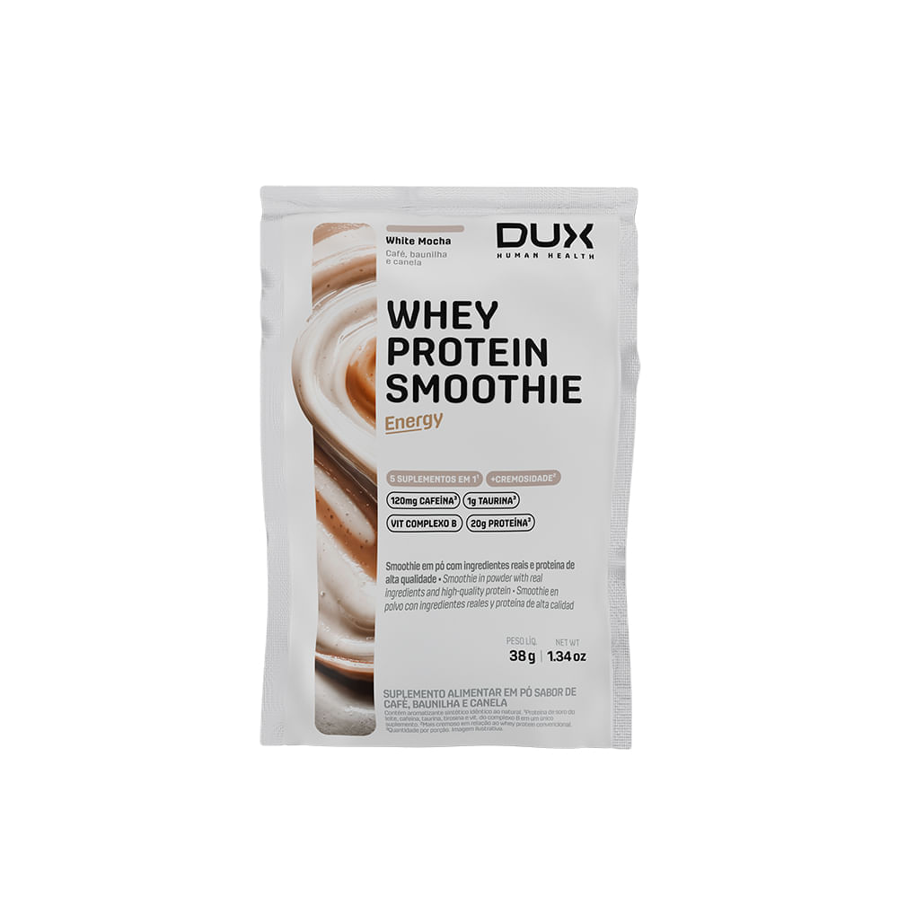 Whey Protein Smoothie Energy Dux Nutrition Matcha White Mocha 38g