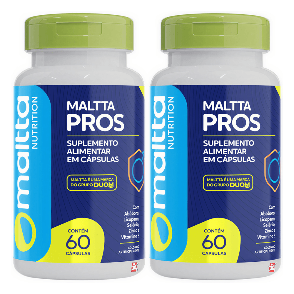 Kit 2 Maltta Pros Maltta Nutrition 60 Cápsulas