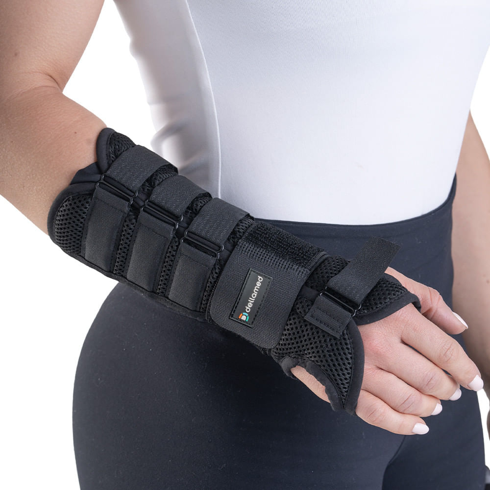 Órtese Bilateral De Punho Com Imobilização Dellamed Tamanho G