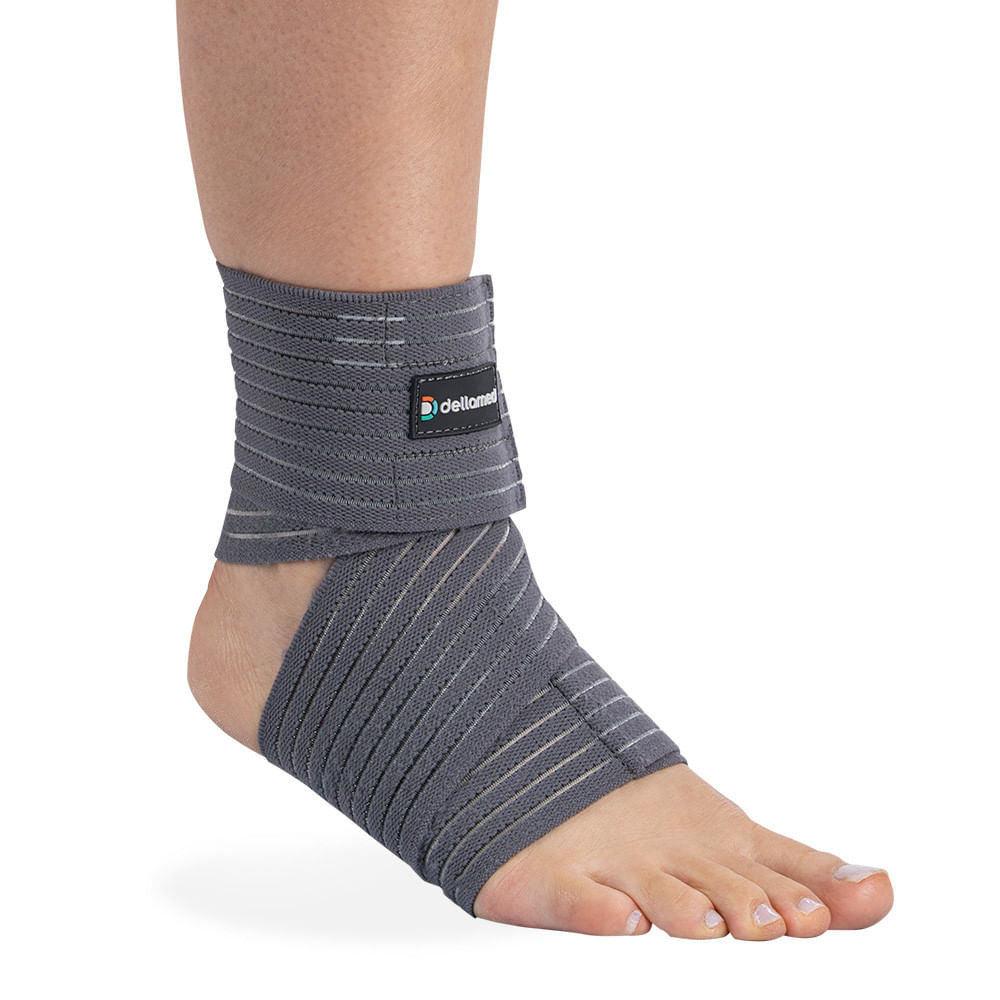 Bandagem Elástica De Tornozelo Ortho Care Dellamed Tamanho Único