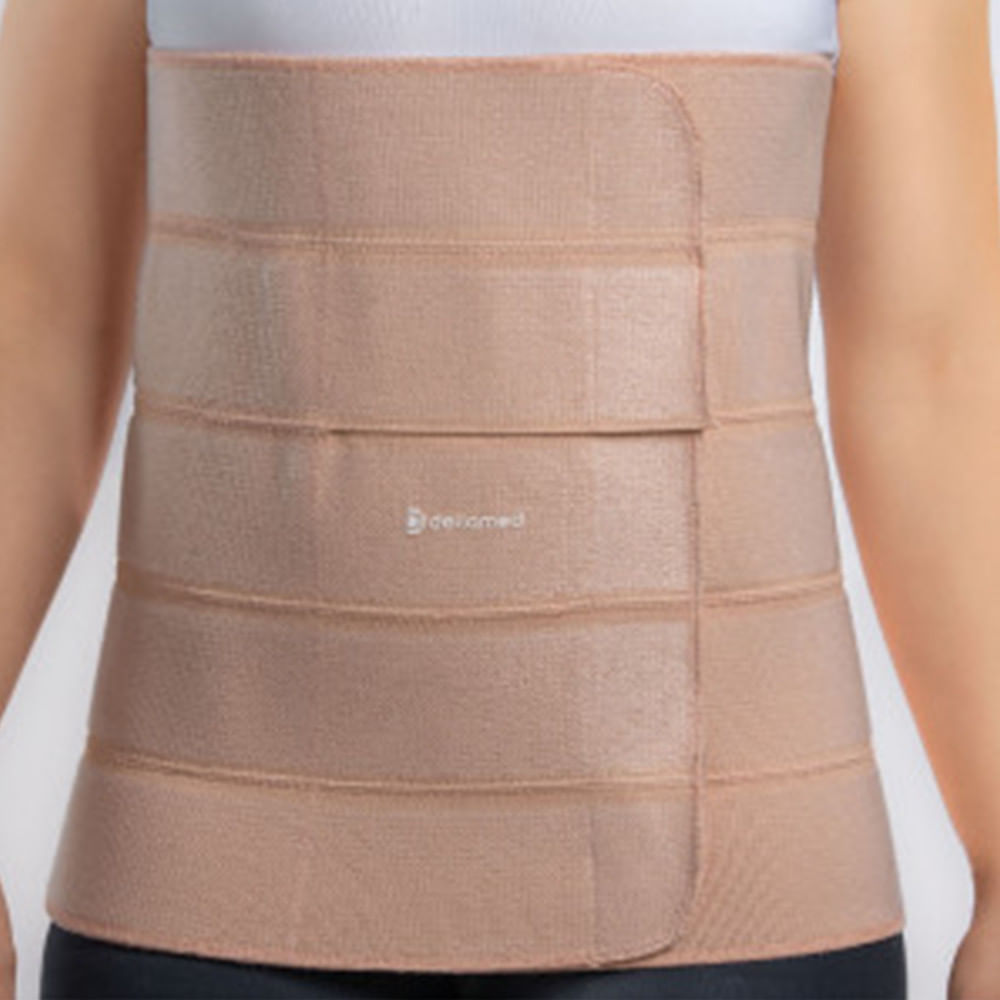 Faixa Abdominal 5 Painéis Ortho Care Dellamed Tamanho M