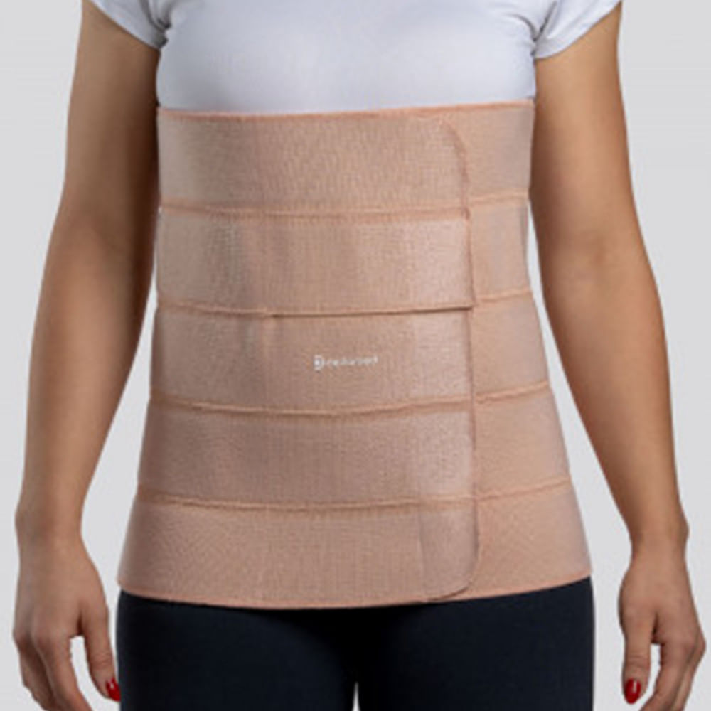 Faixa Abdominal 5 Painéis Ortho Care Dellamed Tamanho M