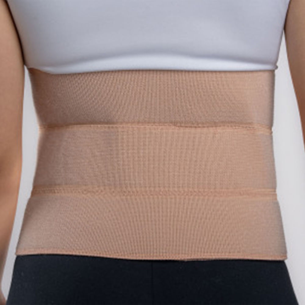 Faixa Abdominal 3 Painéis Ortho Care Dellamed Tamanho P