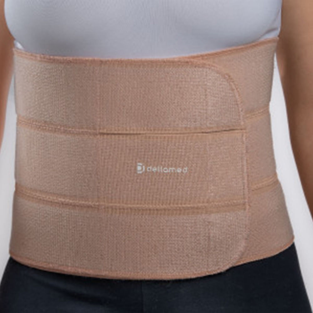 Faixa Abdominal 3 Painéis Ortho Care Dellamed Tamanho P