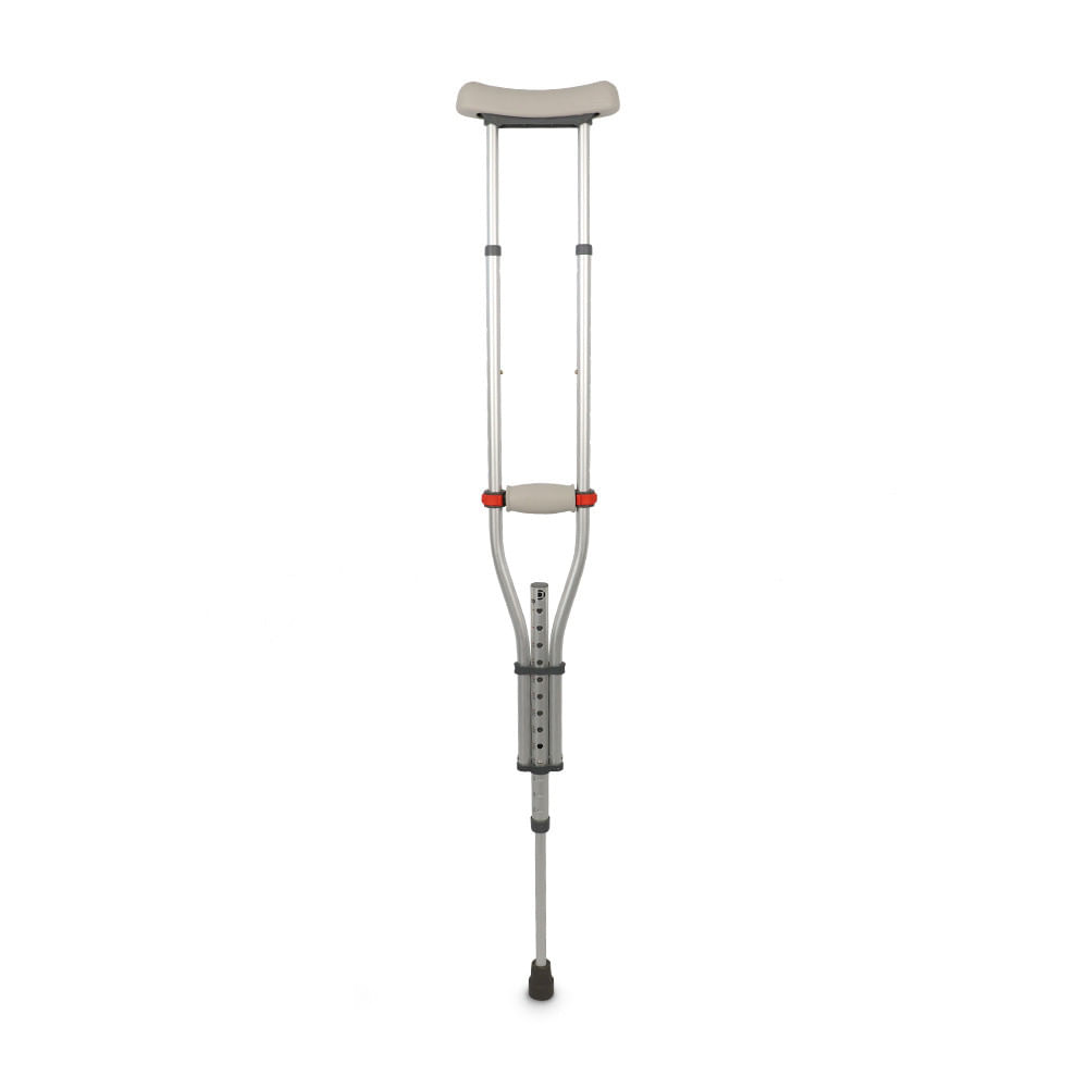 Muleta Axilar De Alumínio Anodizado D7 Dellamed