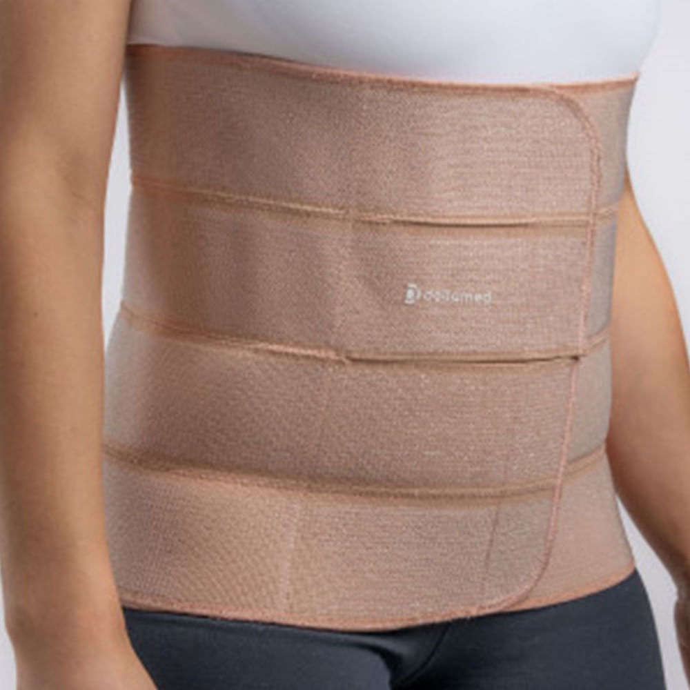 Faixa Abdominal 4 Painéis Ortho Care Dellamed Tamanho M