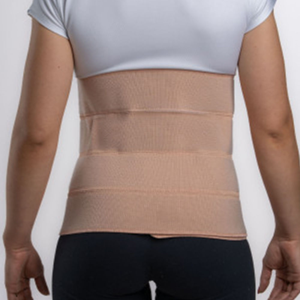 Faixa Abdominal 4 Painéis Ortho Care Dellamed Tamanho G
