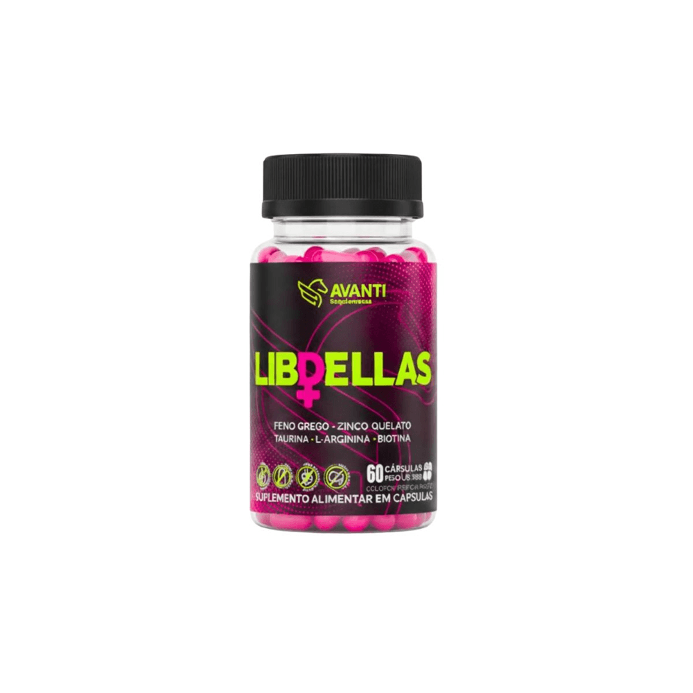 Libdellas Multivitamínico Feminino 500mg Avanti Supplements 60 Cápsulas