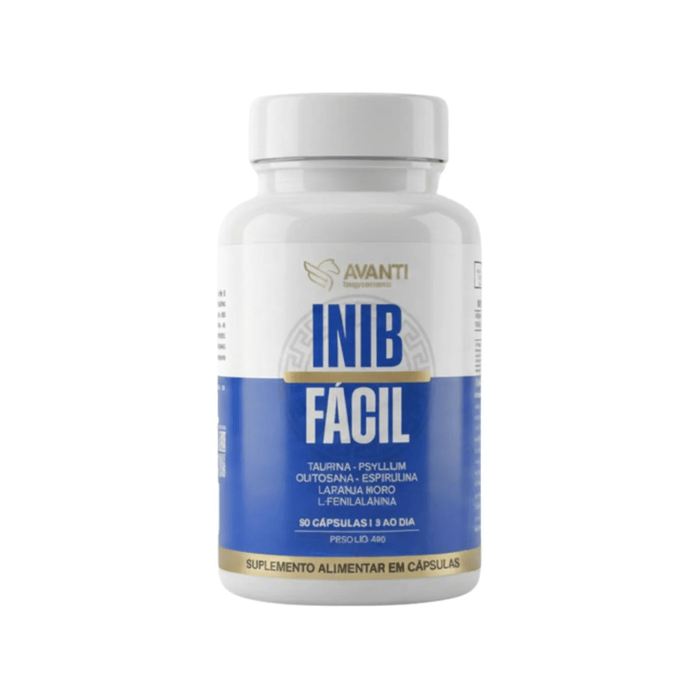 Inibfácil Emagrecedor E Inibidor De Apetite Avanti Supplements 90 Cápsulas