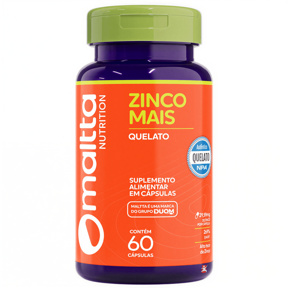 Zinco Mais Quelato Maltta Nutrition 60 Cápsulas
