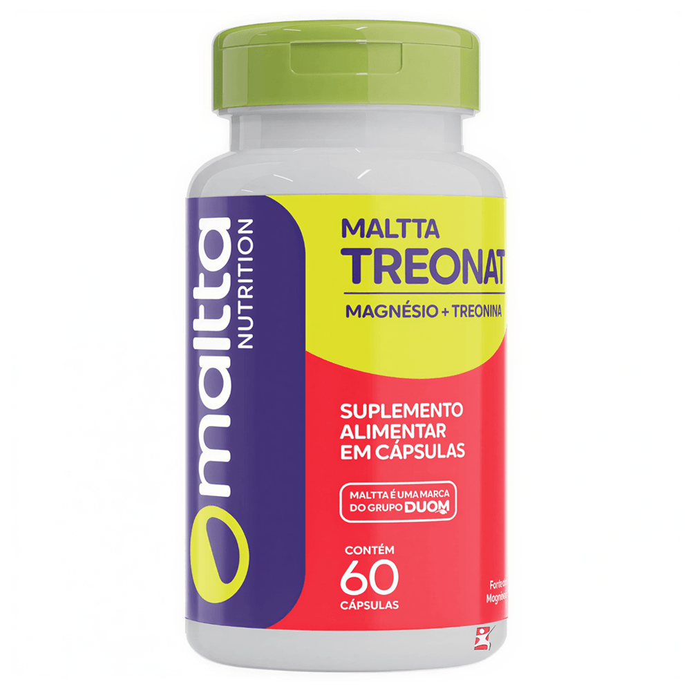 Maltta Treonat Magnésio + Treonina Maltta Nutrition 60 Cápsulas