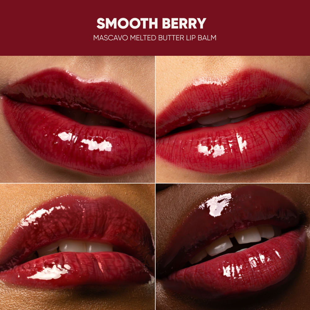 Lip Balm Mascavo Melted Butter Smooth Berry 10g
