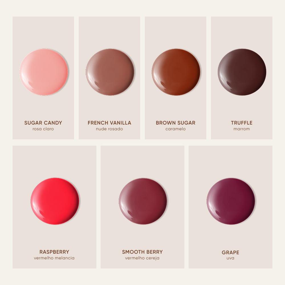 Lip Balm Mascavo Melted Butter Smooth Berry 10g