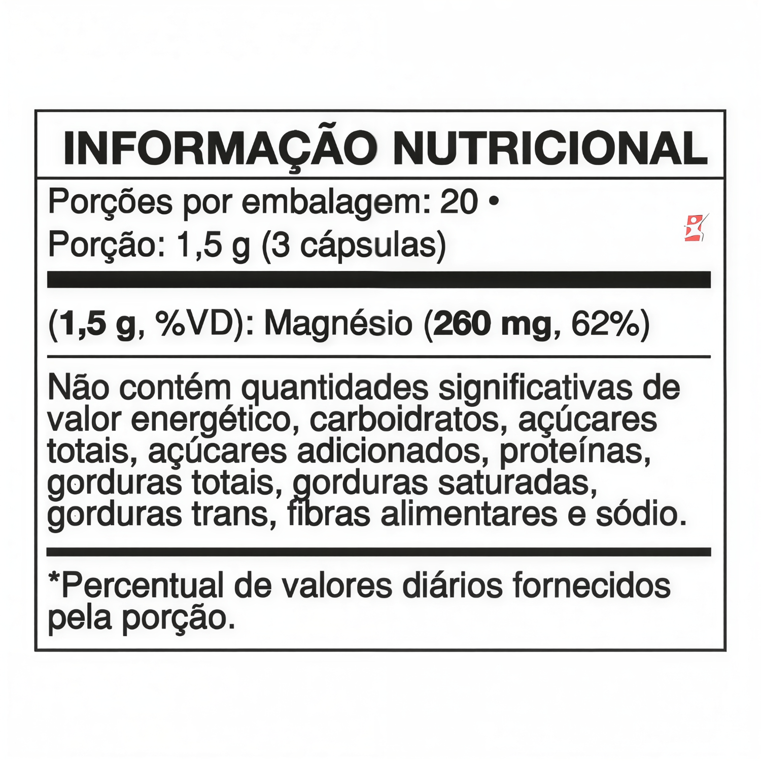 Magnésio Triplo Dimalato + Quelato + P.a Videira7 60 Cápsulas Veganas