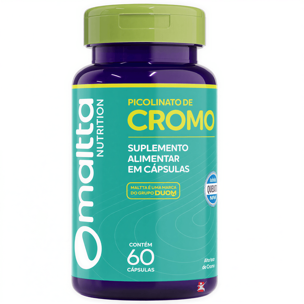 Picolinato De Cromo Maltta Nutrition 60 Cápsulas