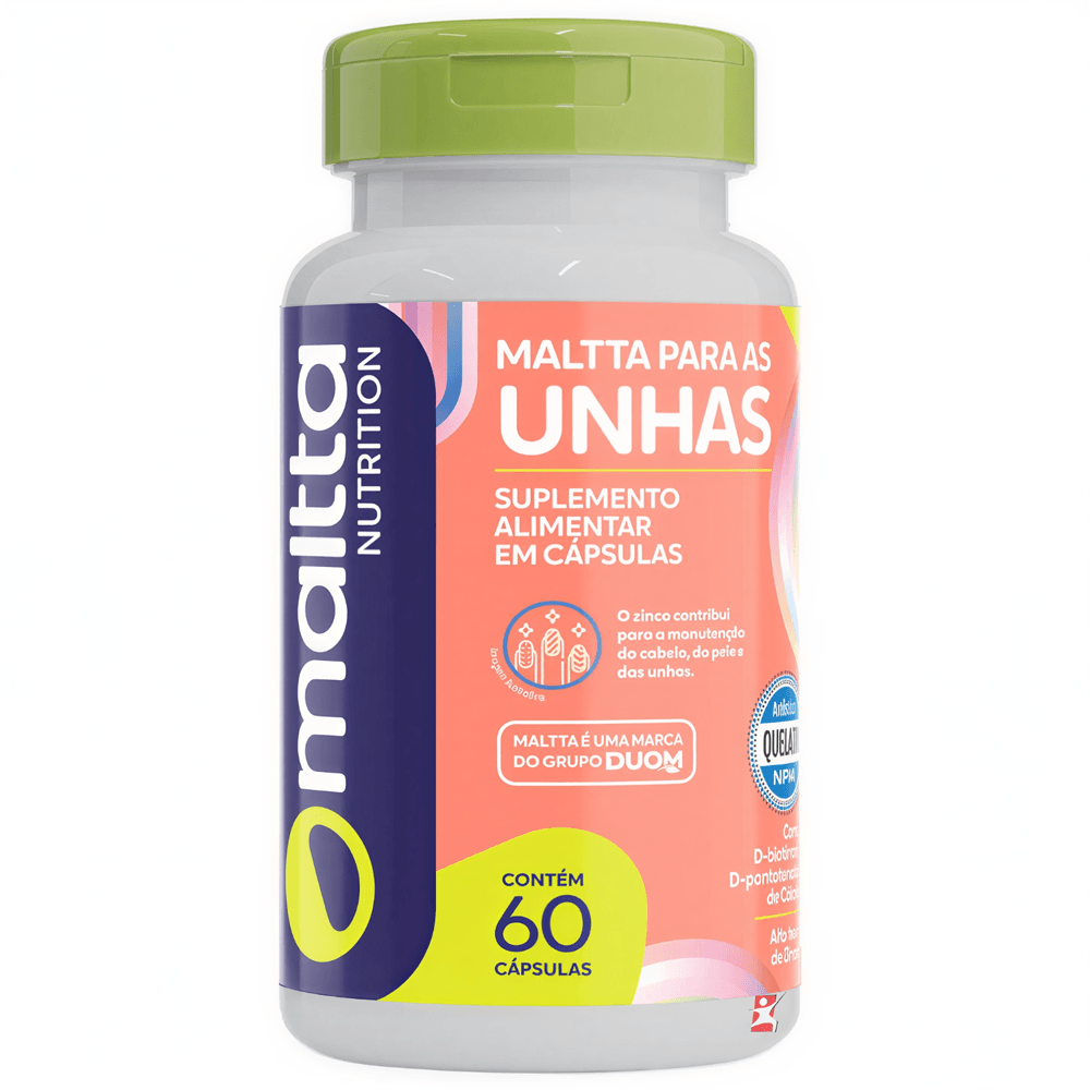 Maltta Para As Unhas Maltta Nutrition 60 Cápsulas