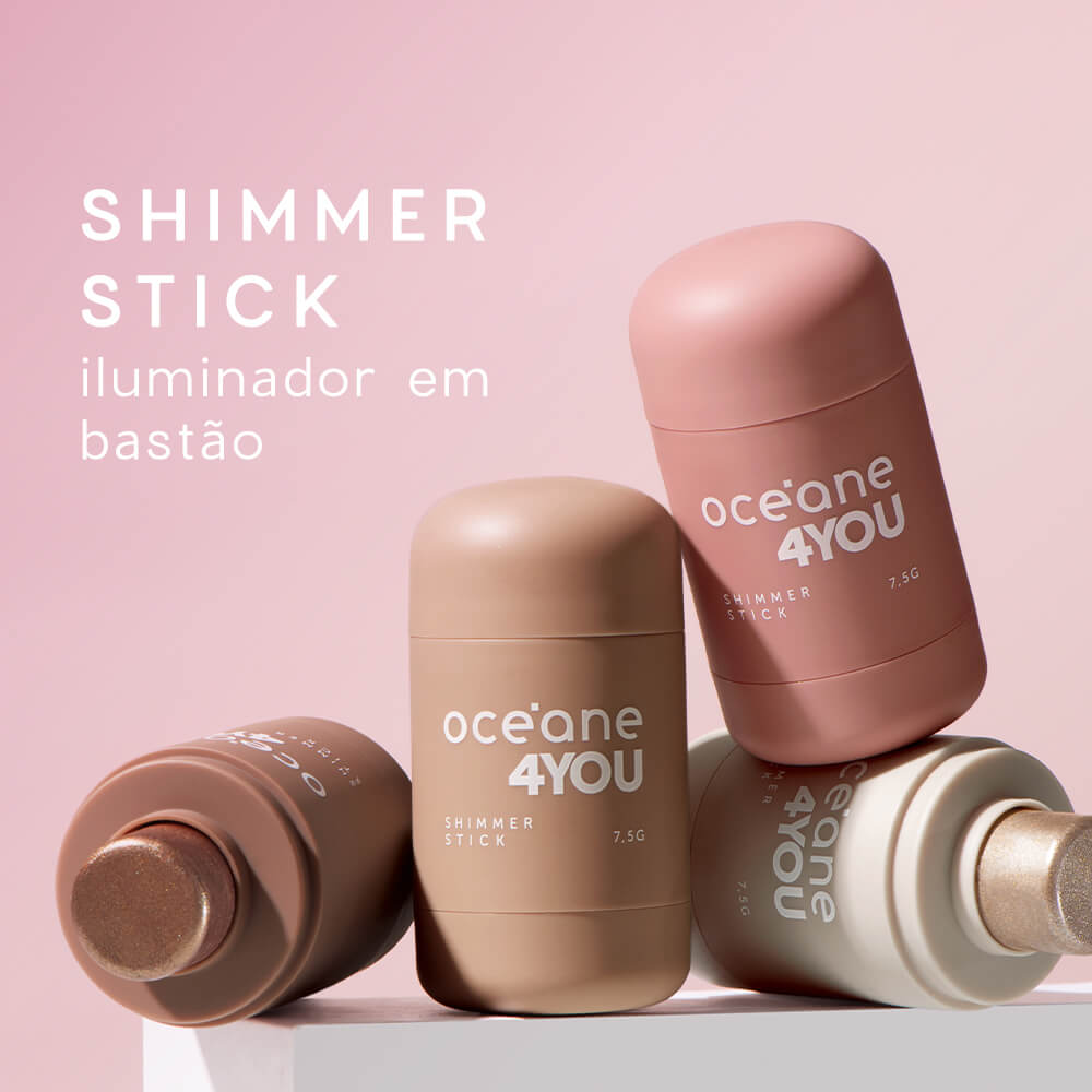 Iluminador em Bastão Bronze Shimmer Stick Blind Bronze Oceane 4you 7,5g